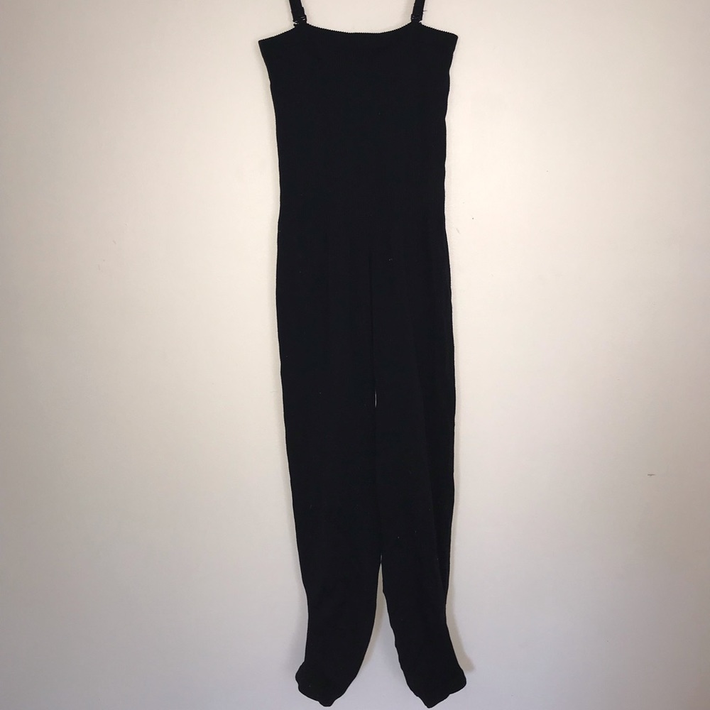 DANSKINS warm up romper/jumpsuit w/ straps